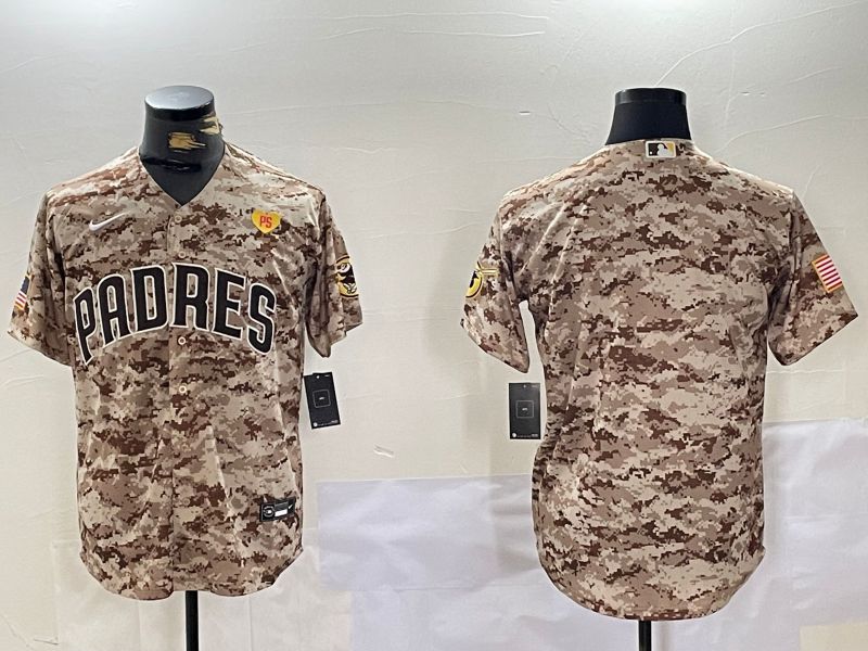 Men San Diego Padres Blank Camo Fashion 2024 Nike MLB Jersey style 3->indianapolis colts->NFL Jersey